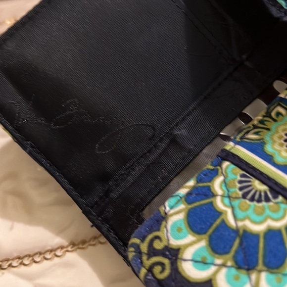 STUNNING & Rare Vera Bradley Wallet With Clutch Silver Coin Purse. - Picture 8 of 11